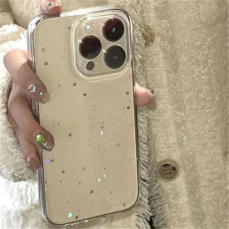 Phone Cases Arc - Glitter Powder Sparkle Star Sequins Transparent