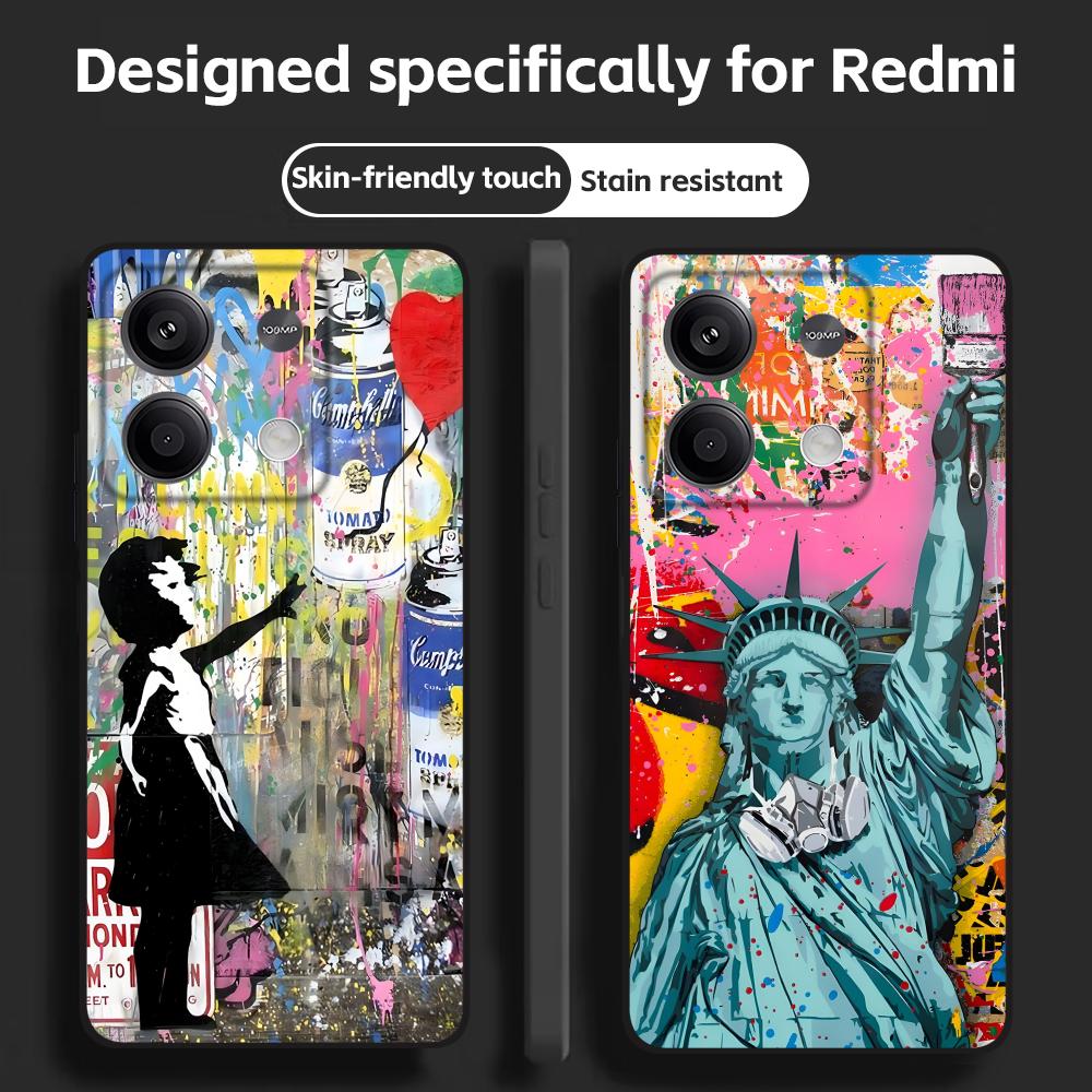 Phone Cases Art - Banksy Graffiti Art Phone Case For