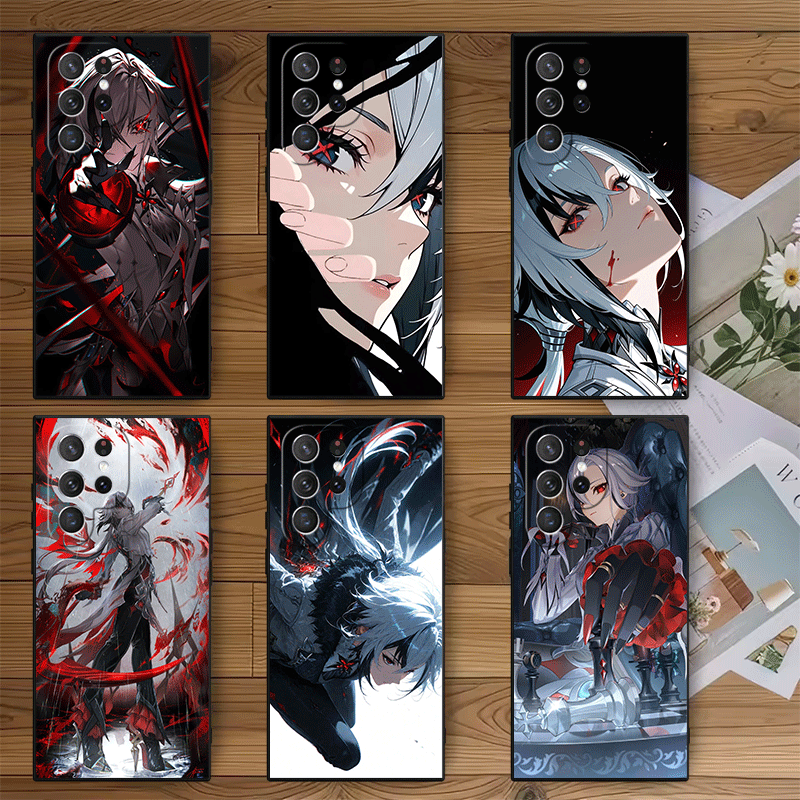 Phone Cases Shein - Genshin Impact Arlecchino Soft Phone Case