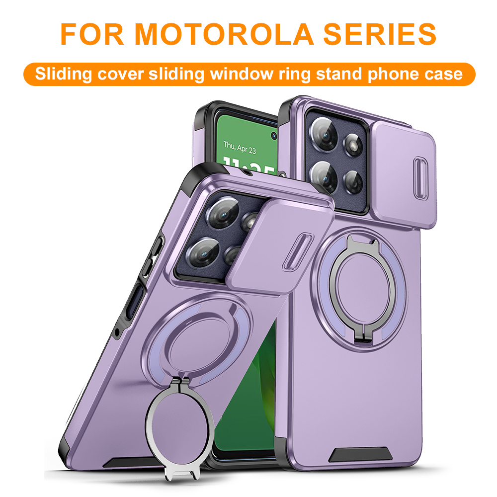 Phone Cases Moto G 2025 - Magnetic Rugged Phone Case For Moto