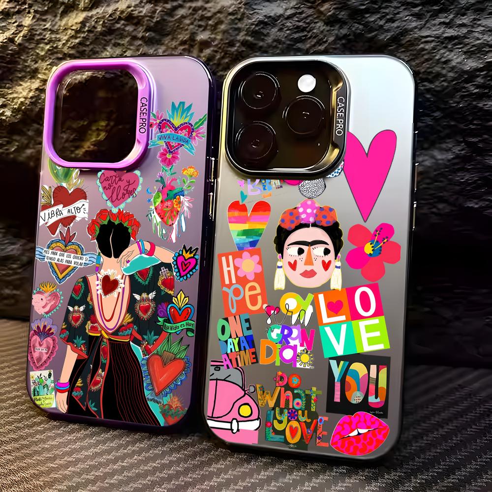 Phone Cases Art - F-frida Kahlo Design Phone Case For