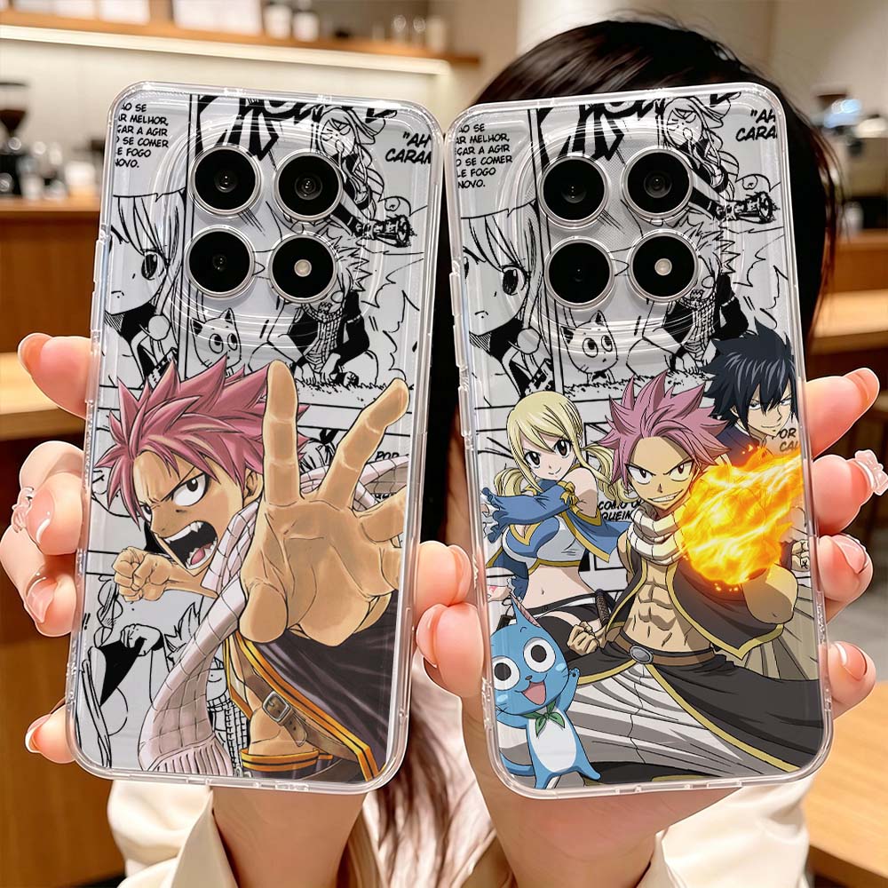 Phone Cases Transparent - FAIRY TAIL Natsu For Xiaomi Redmi