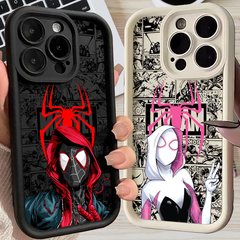 Spiderman Miles Morales Gwen M - đánh giá và giá Phone Cases Iphone 15