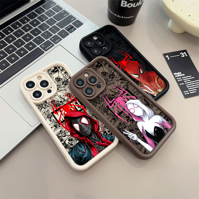 Spiderman Miles Morales Gwen M - đánh giá và giá Phone Cases Iphone 15