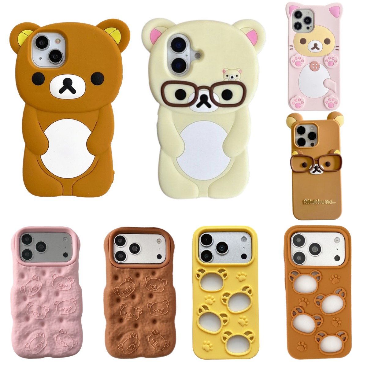 So Cute 3D Cartoon Teddy Bear  - đánh giá và giá Phone Cases Cute Iphone 14