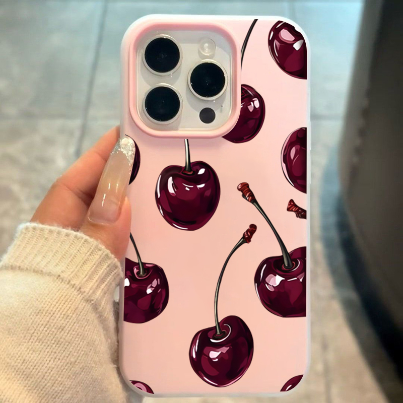 Red Cherry Jelly Phone Case Fo - đánh giá và giá Phone Cases Red