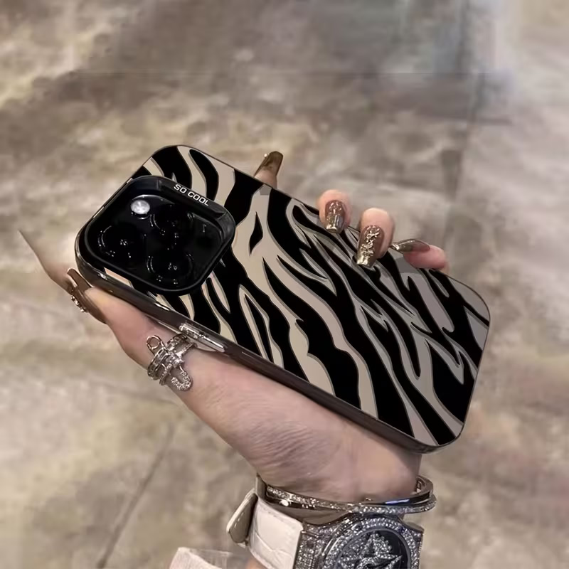 Zebra Pattern Black Advanced I - đánh giá và giá Phone Cases Iphone 15