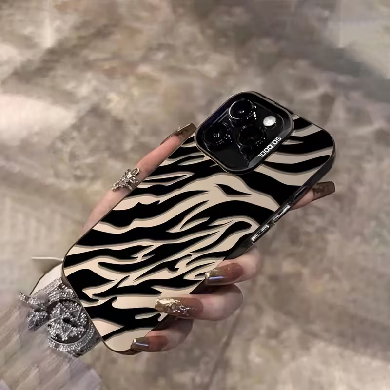 Zebra Pattern Black Advanced I - đánh giá và giá Phone Cases Iphone 15