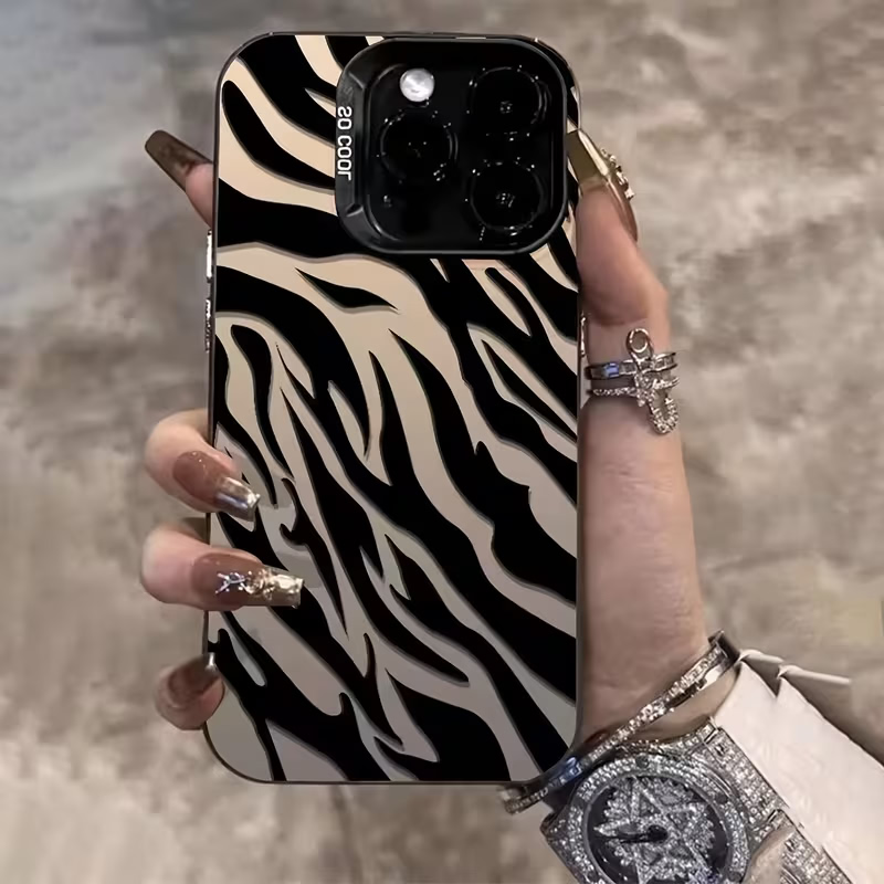Zebra Pattern Black Advanced I - đánh giá và giá Phone Cases Iphone 15