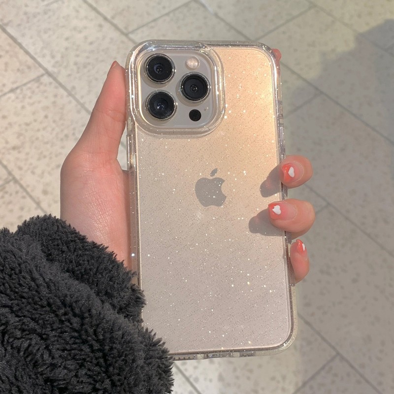 Luxury Clear Glitter Case For  - đánh giá và giá Phone Cases Arc