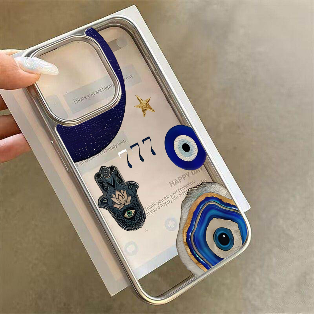 Hamsa Hand Evil Eye Collage Cl - đánh giá và giá Phone Cases Transparent