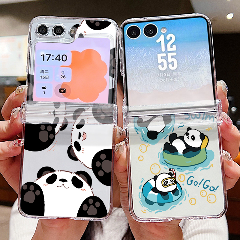 Cute Panda Pattern Phone Case  - đánh giá và giá Phone Cases Z Flip 5