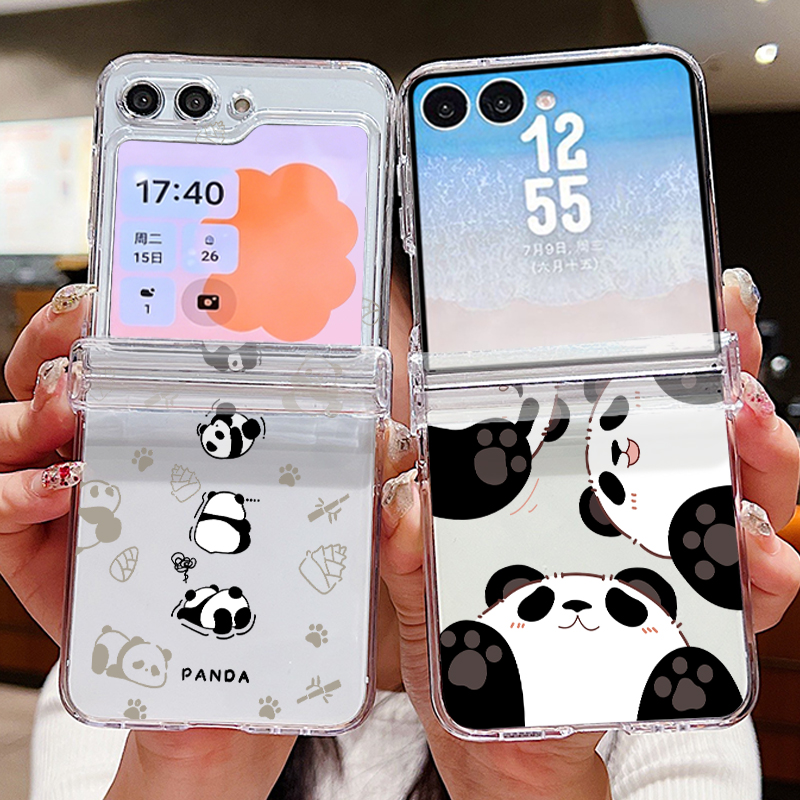Cute Panda Pattern Phone Case  - đánh giá và giá Phone Cases Z Flip 5