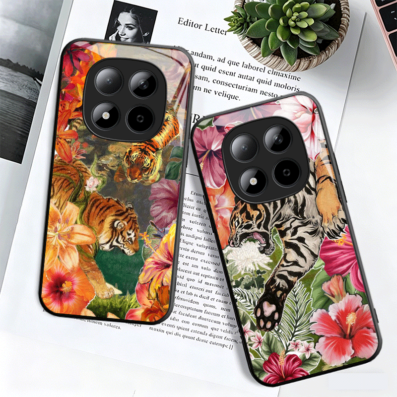 Superior Tiger Pattern Art Gla - đánh giá và giá Phone Cases Shein