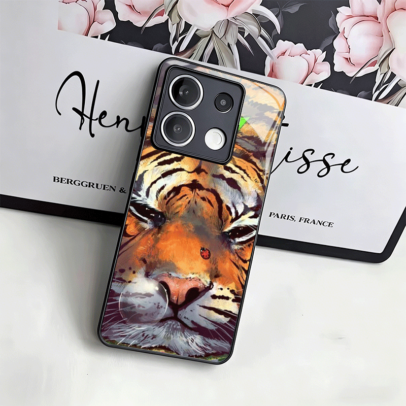 Superior Tiger Pattern Art Gla - đánh giá và giá Phone Cases Shein