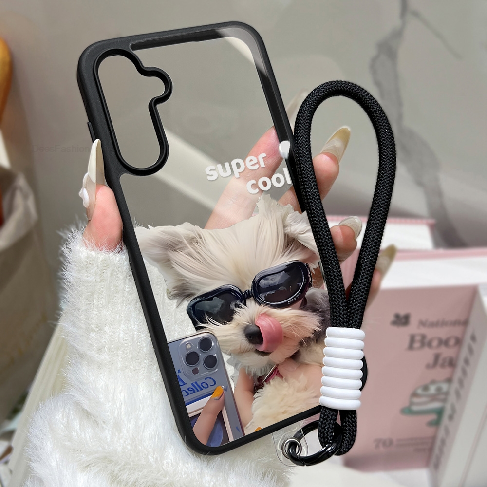 Cute Puppy Transparent Phone C - đánh giá và giá Phone Cases Transparent