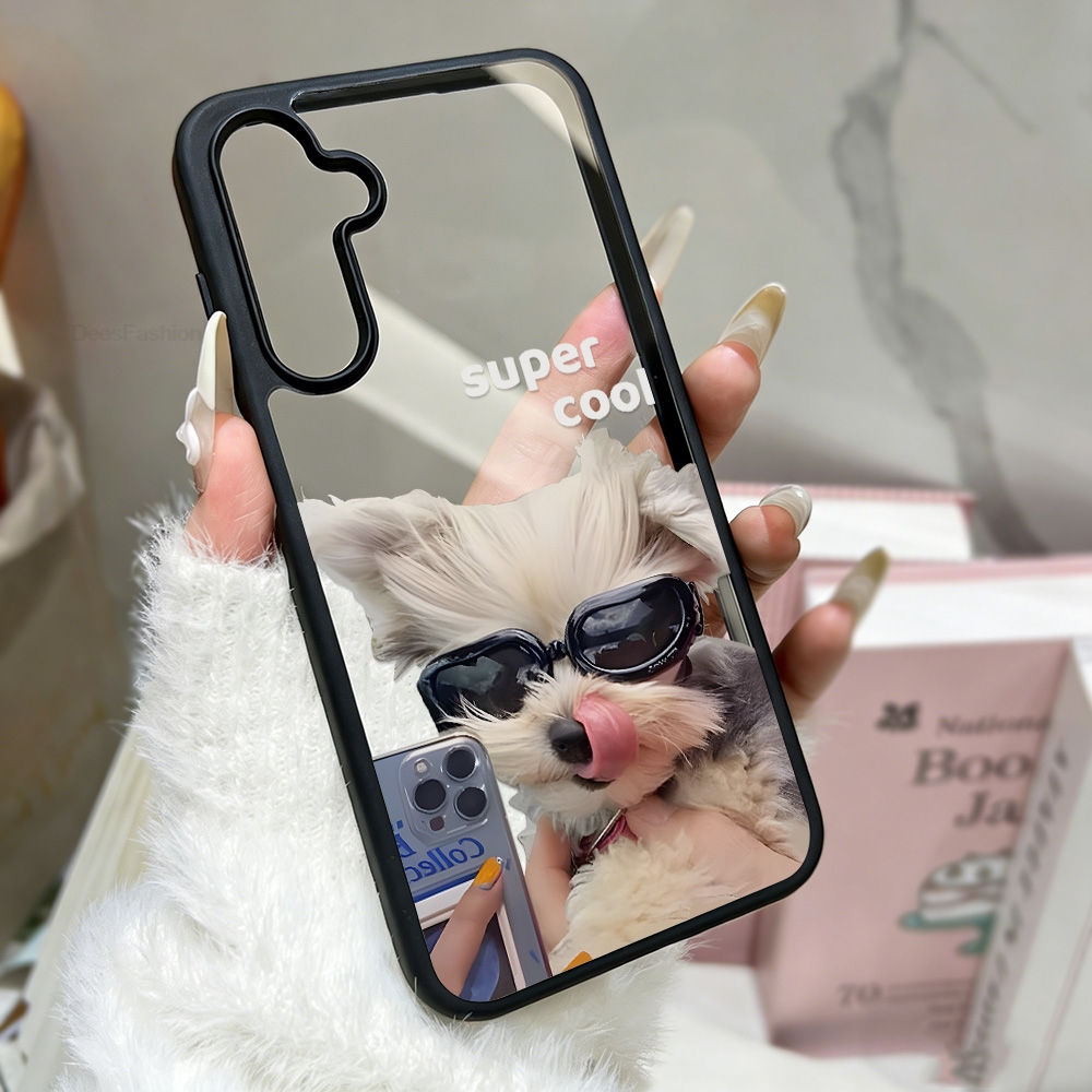 Cute Puppy Transparent Phone C - đánh giá và giá Phone Cases Transparent
