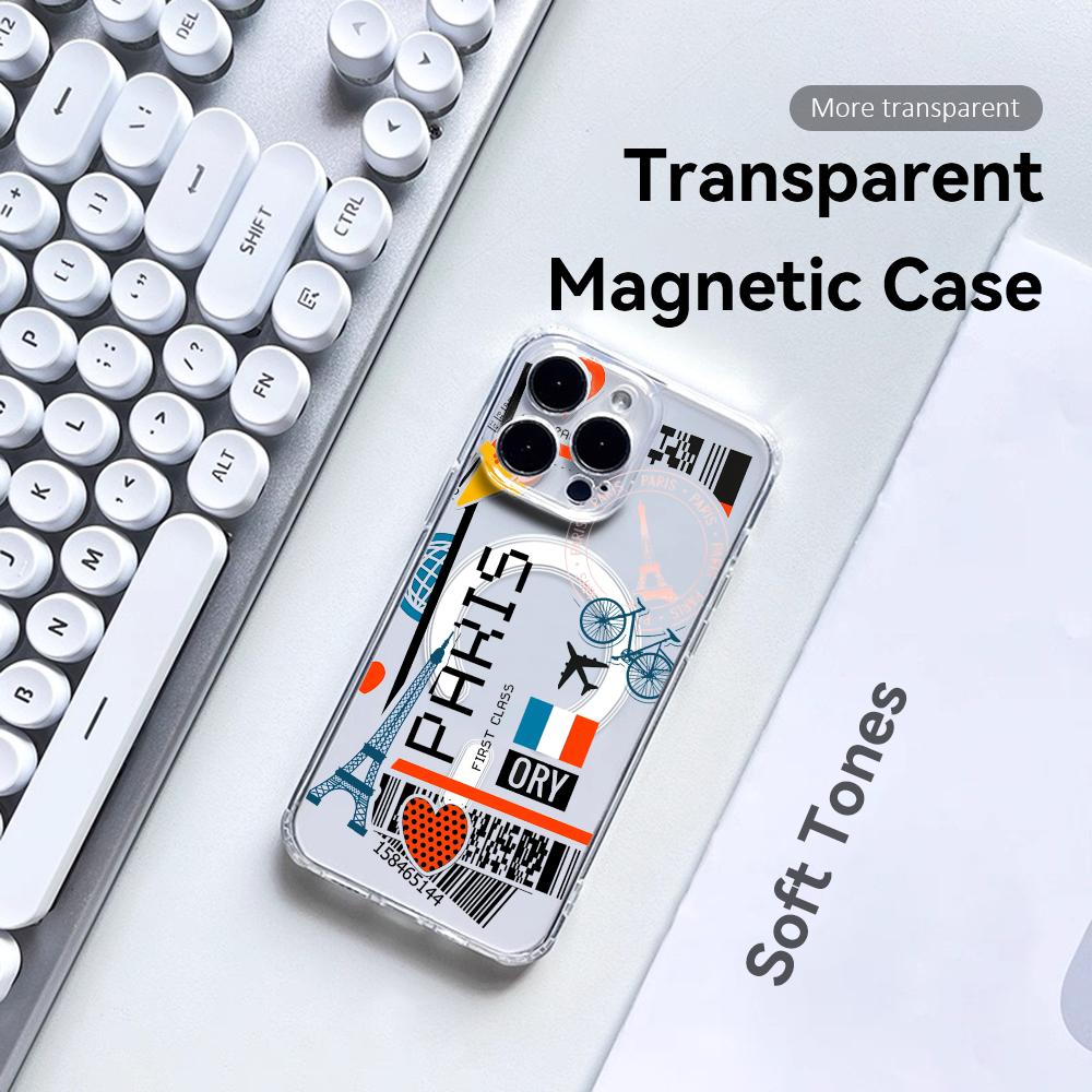 Plane Travel Ticket france Pho - đánh giá và giá Phone Cases Transparent