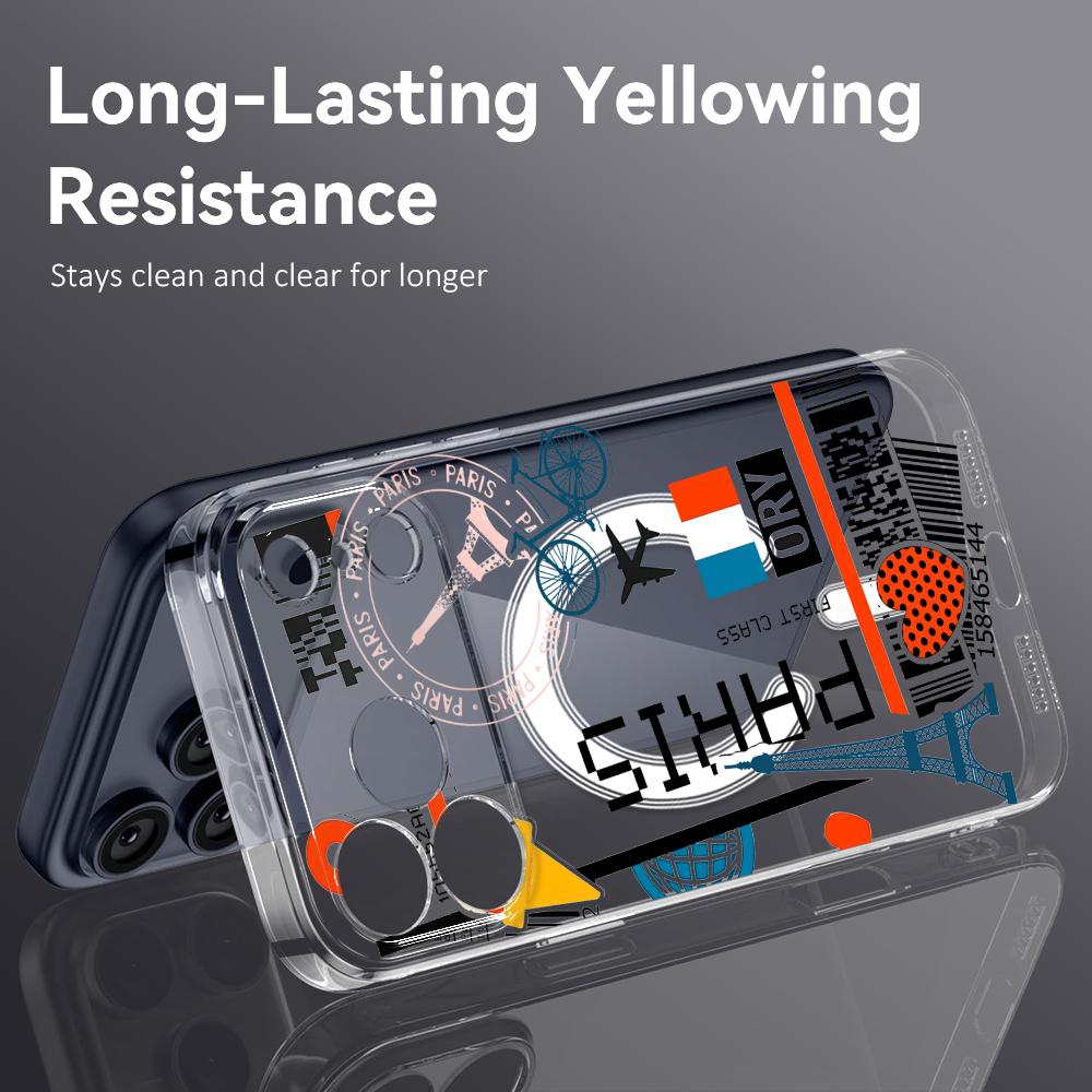 Plane Travel Ticket france Pho - đánh giá và giá Phone Cases Transparent