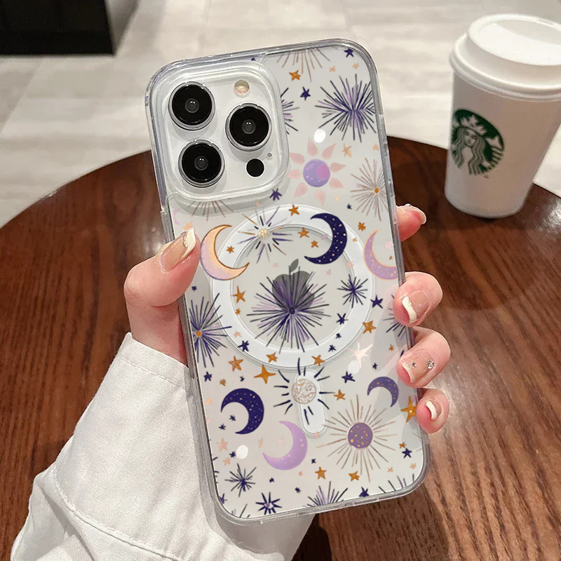 Romantic Sun Moon Stars Phone  - đánh giá và giá Phone Cases Transparent