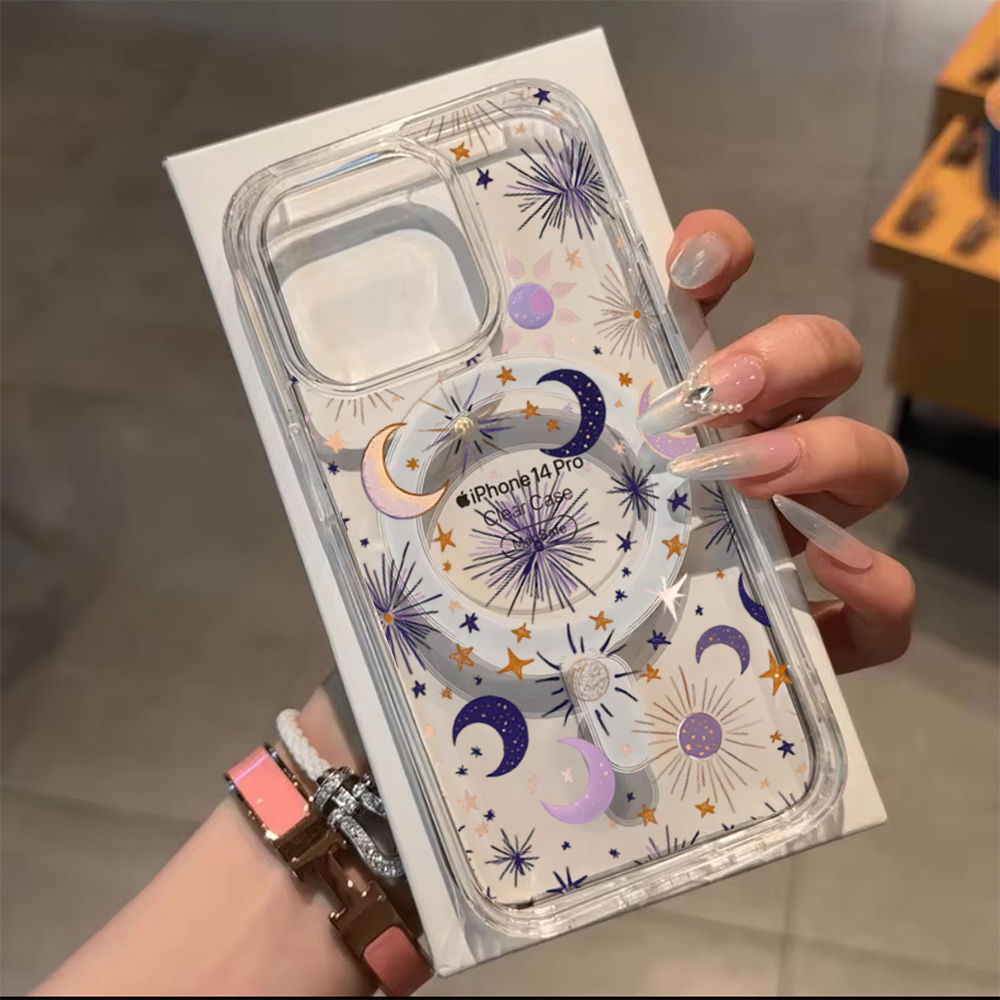 Romantic Sun Moon Stars Phone  - đánh giá và giá Phone Cases Transparent