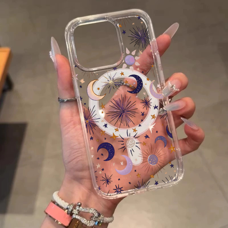 Romantic Sun Moon Stars Phone  - đánh giá và giá Phone Cases Transparent