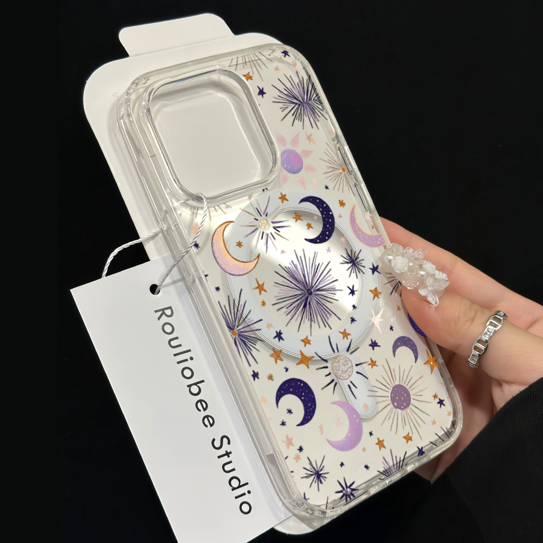 Romantic Sun Moon Stars Phone  - đánh giá và giá Phone Cases Transparent