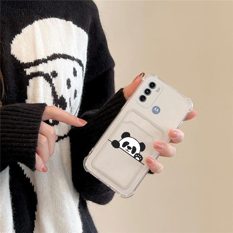 G 60 Hiding Panda Transparent  - đánh giá và giá Phone Cases Jjk