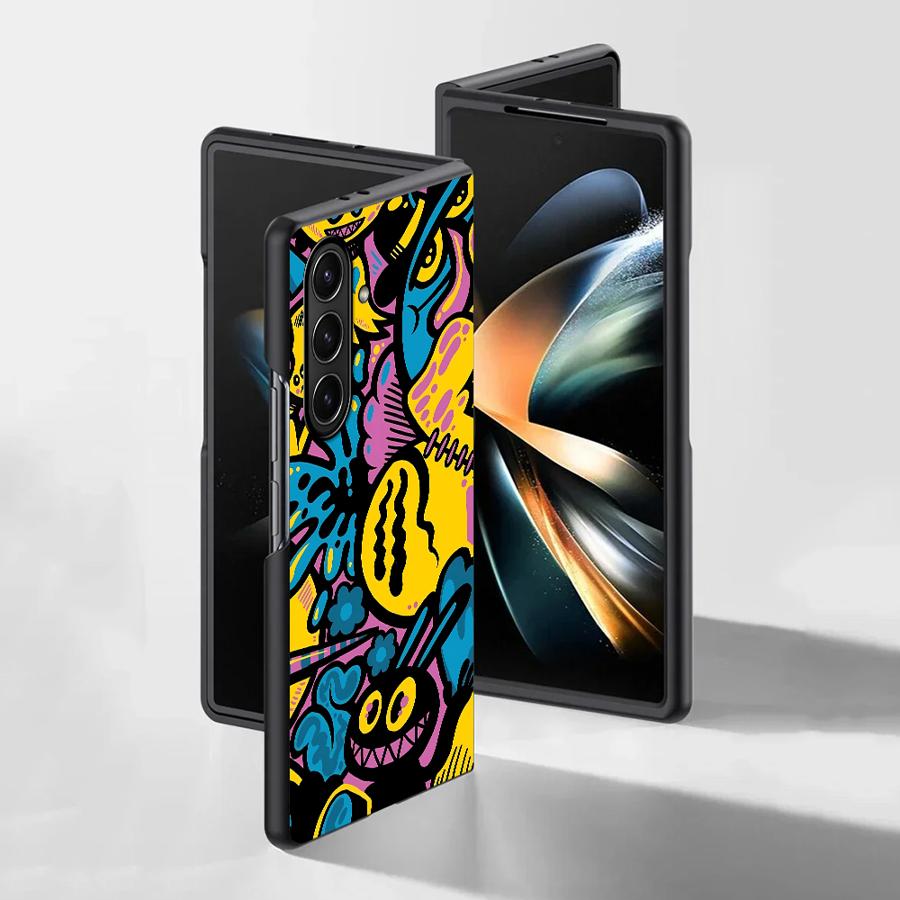 Cartoon Graffiti Design Case f - đánh giá và giá Phone Cases Z Fold 7
