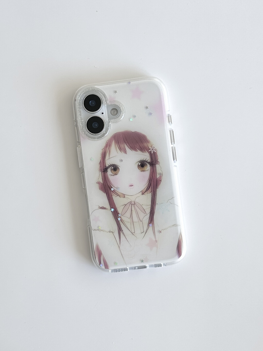 Y2K Pastel Anime Girl Glitter  - đánh giá và giá Phone Cases Arc