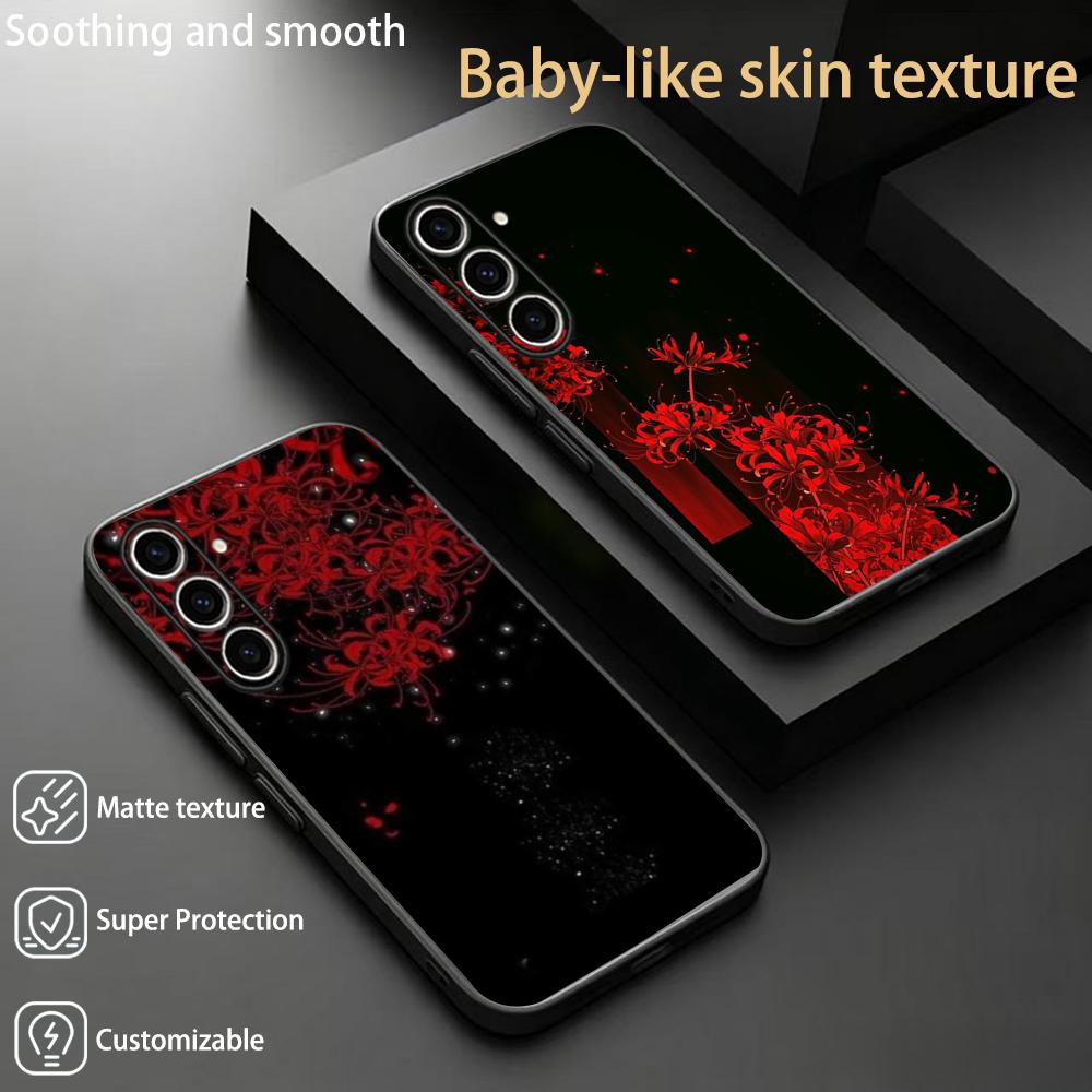 Red spider lily Japan art fash - đánh giá và giá Phone Cases Japan