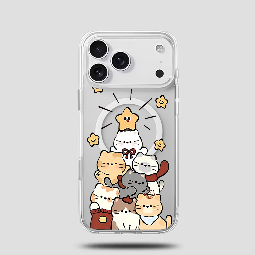 Cute Cartoon Kitten Print Comp - đánh giá và giá Phone Cases Iphone 15